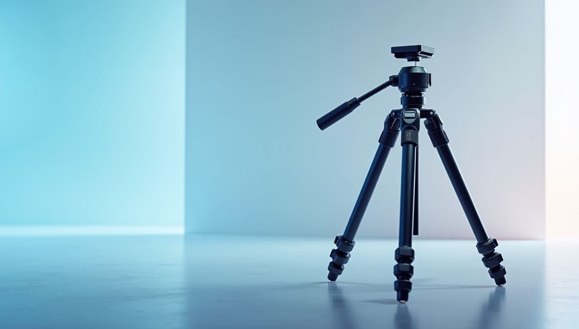 Carbon fiber camera tripod