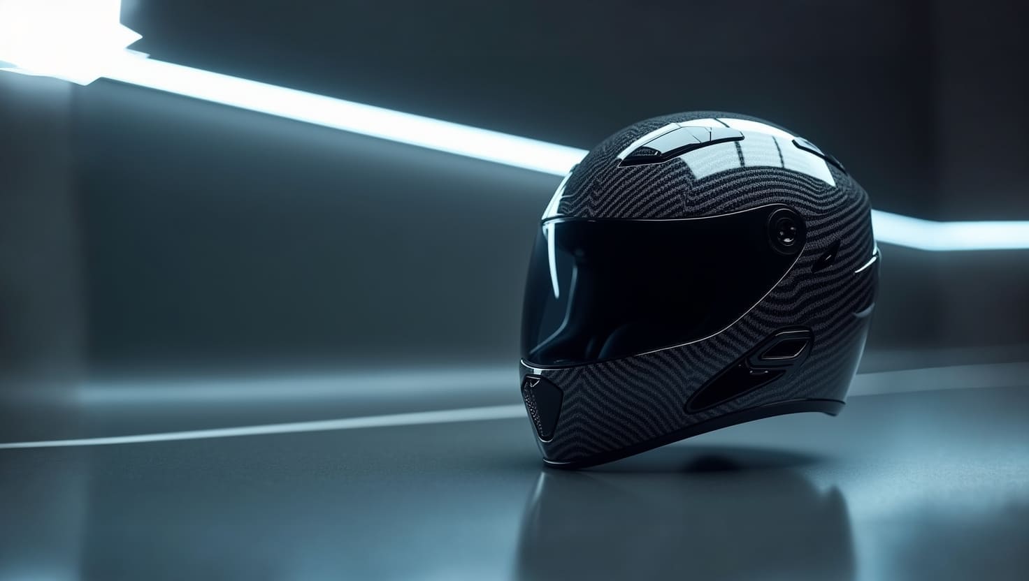 Carbon fiber cycling helmets