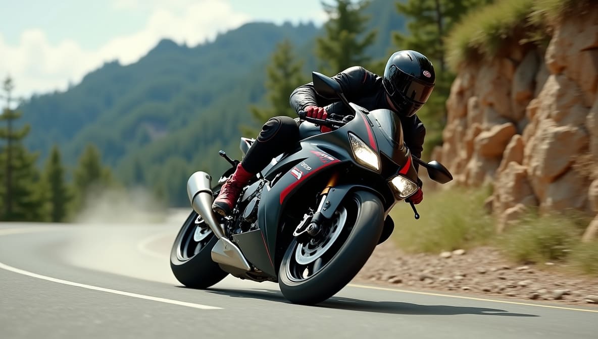 Carbon fiber motorcycle components